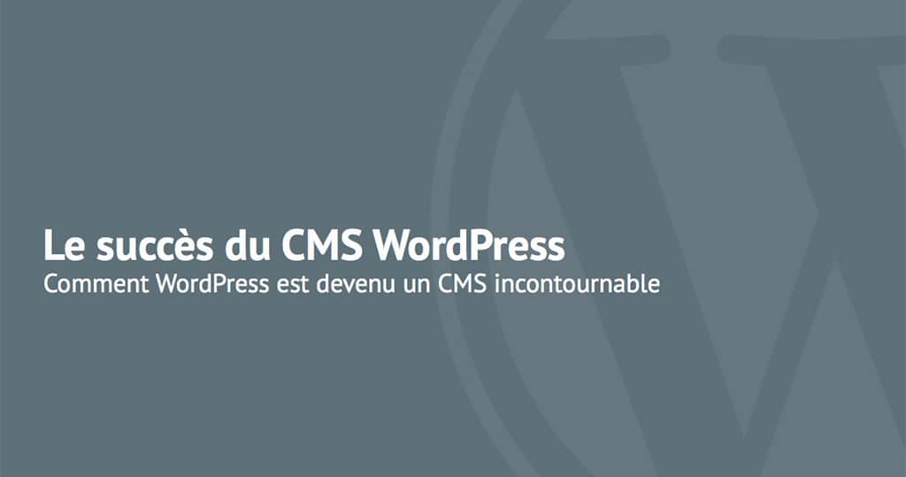 Livre blanc du CMS WordPress