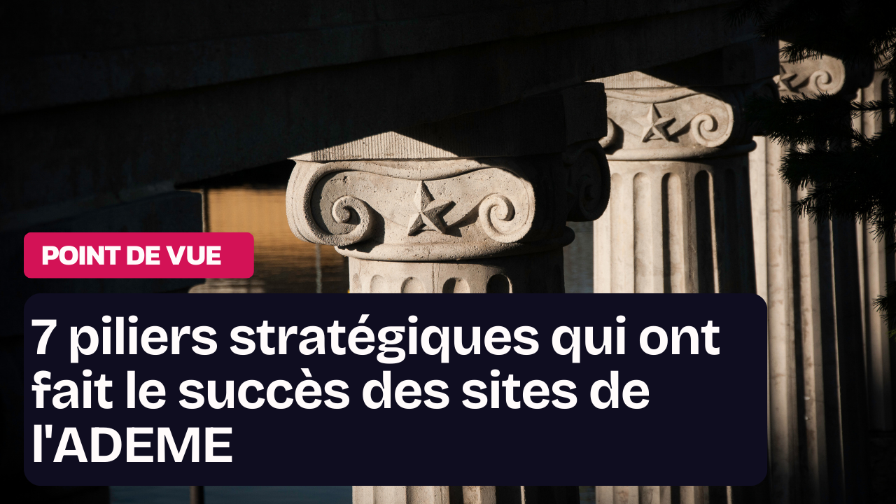 7 piliers stratégiques qui ont fait le succès des sites de l’ADEME
