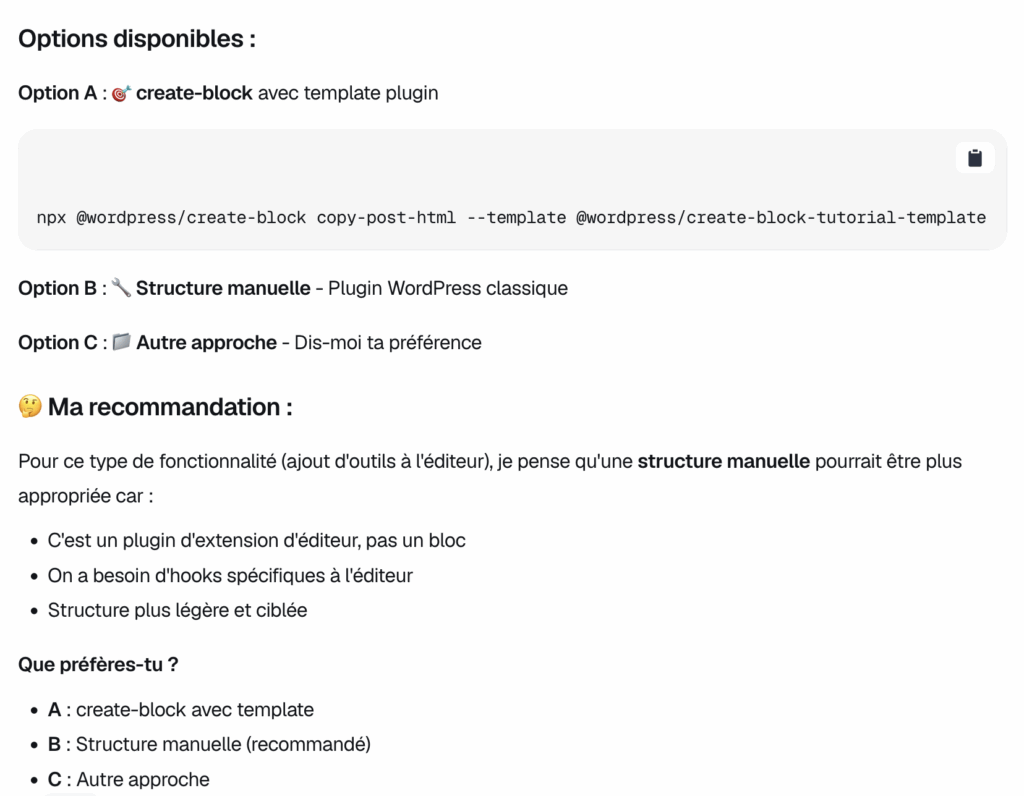 Ajouter un bouton dans l’éditeur Gutenberg avec l’IA : copy post HTML